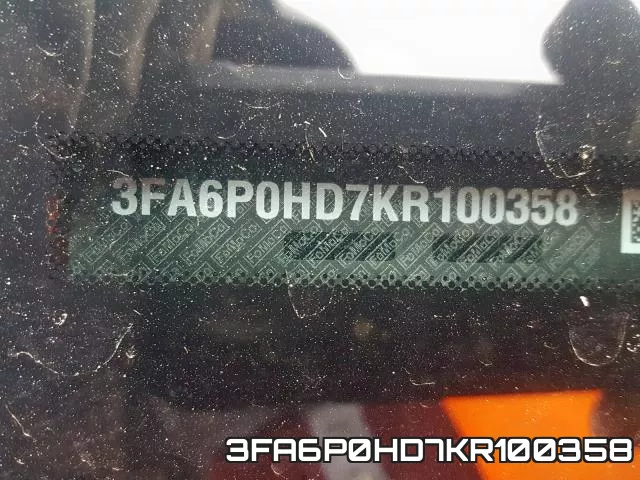 3FA6P0HD7KR100358 фото 2