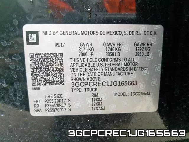 3GCPCREC1JG165663 фото 2