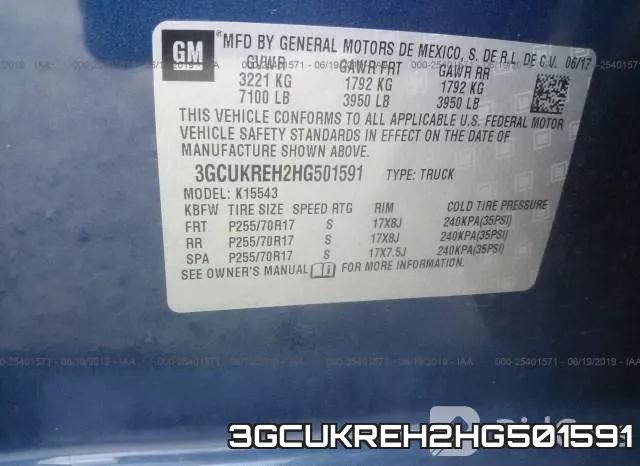 3GCUKREH2HG501591 фото 9