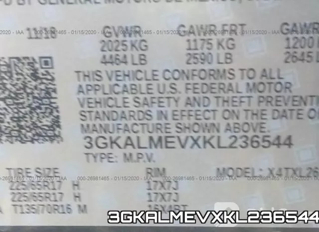 3GKALMEVXKL236544 фото 10