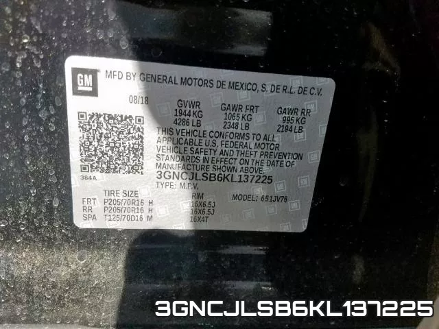 3GNCJLSB6KL137225 фото 2