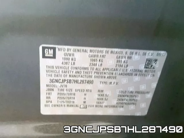3GNCJPSB7HL287490 фото 2