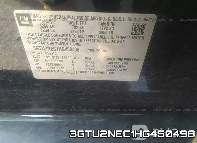 3GTU2NEC1HG450498 фото 10