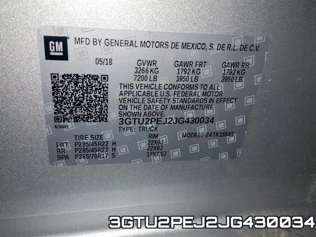 3GTU2PEJ2JG430034 фото 2