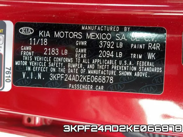 3KPF24AD2KE066878 фото 2