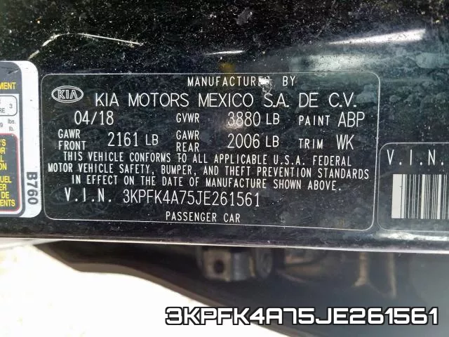 3KPFK4A75JE261561 фото 2