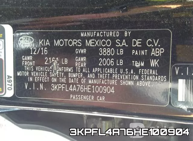 3KPFL4A76HE100904 фото 8