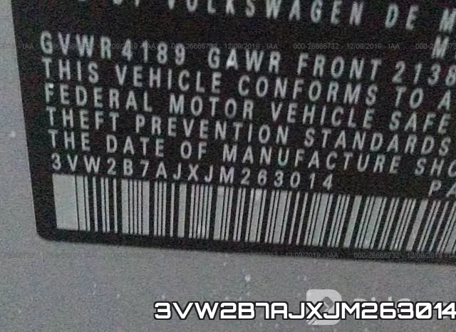 3VW2B7AJXJM263014 фото 10