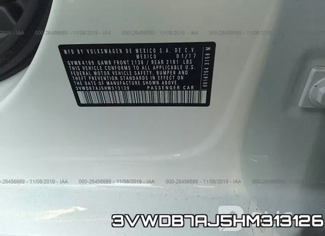 3VWDB7AJ5HM313126 фото 9