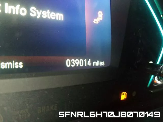 5FNRL6H70JB070149 фото 8