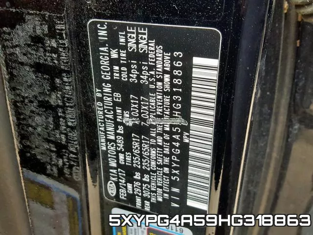 5XYPG4A59HG318863 фото 2