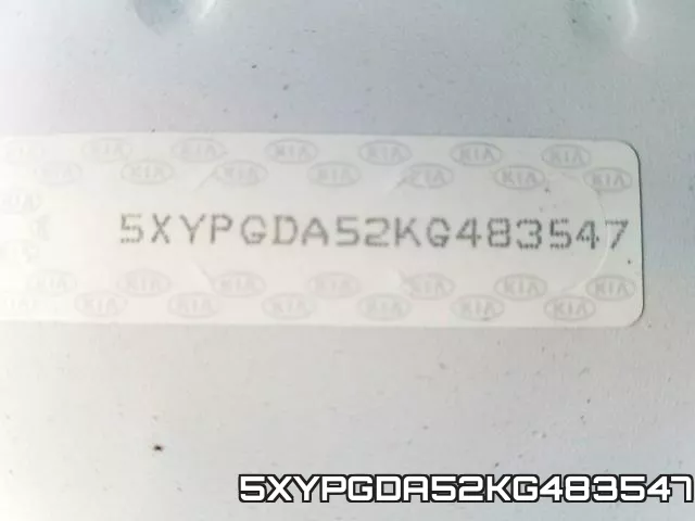 5XYPGDA52KG483547 фото 2