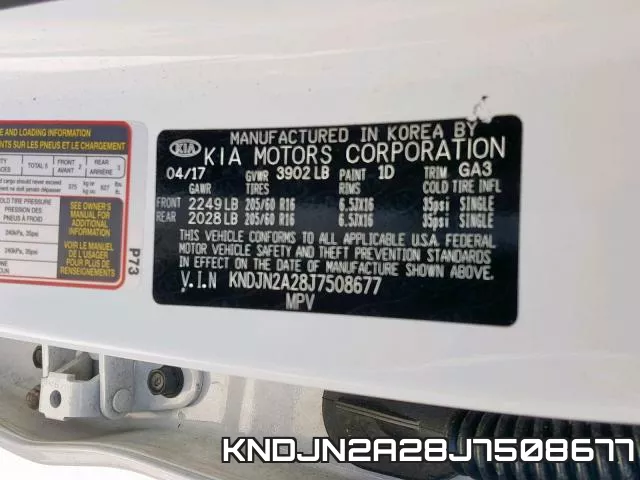 KNDJN2A28J7508677 фото 2