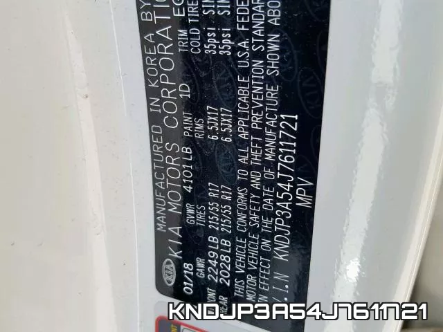KNDJP3A54J7611721 фото 2