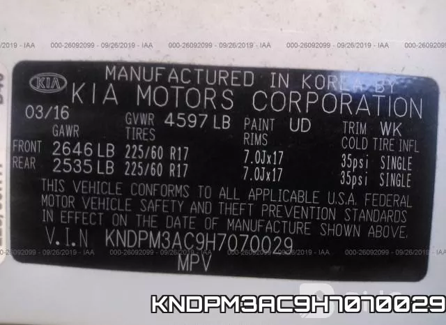 KNDPM3AC9H7070029 фото 10