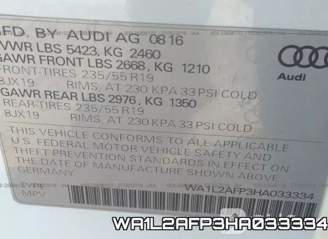 WA1L2AFP3HA033334 фото 9