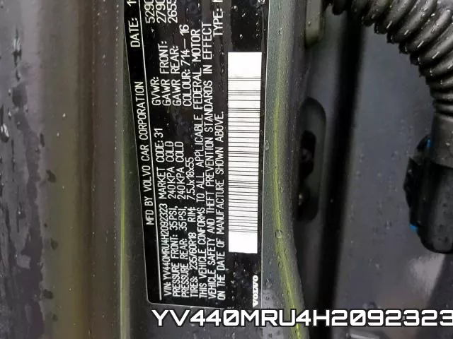 YV440MRU4H2092323 фото 2
