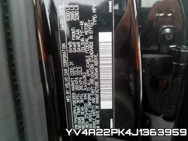 YV4A22PK4J1363959 фото 2
