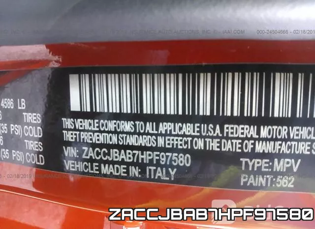 ZACCJBAB7HPF97580 фото 8