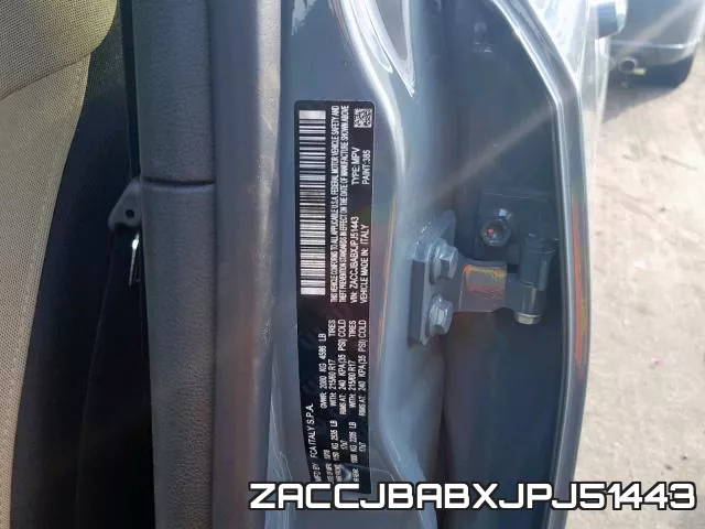 ZACCJBABXJPJ51443 фото 2