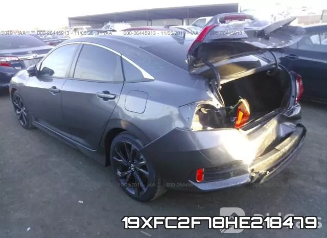 19XFC2F78HE218479 фото 2