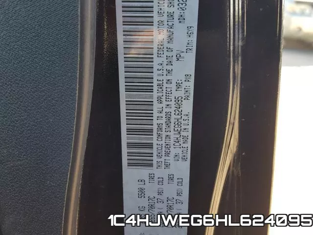1C4HJWEG6HL624095 фото 2