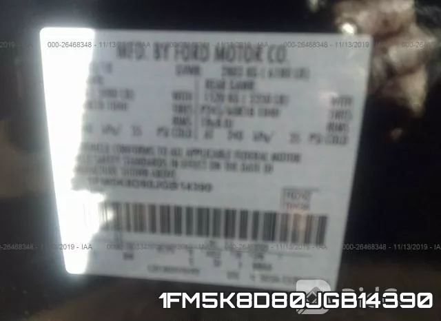 1FM5K8D80JGB14390 фото 10