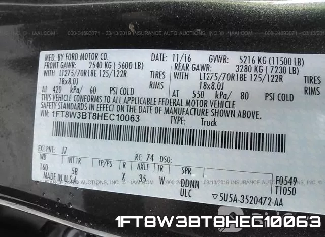 1FT8W3BT8HEC10063 фото 9