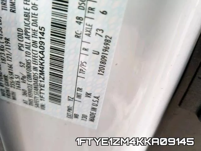 1FTYE1ZM4KKA09145 фото 2