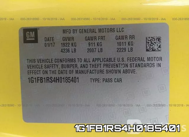 1G1FB1RS4H0185401 фото 10
