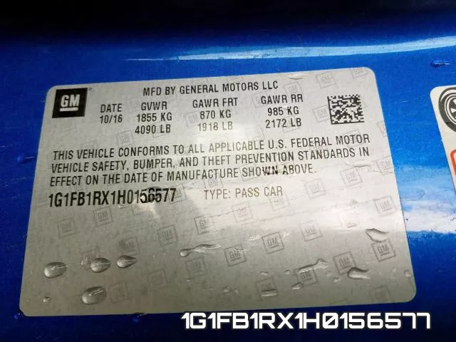1G1FB1RX1H0156577 фото 2