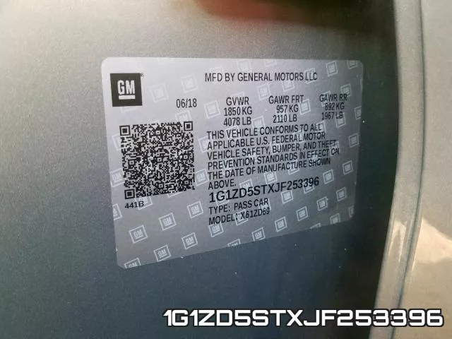 1G1ZD5STXJF253396 фото 2