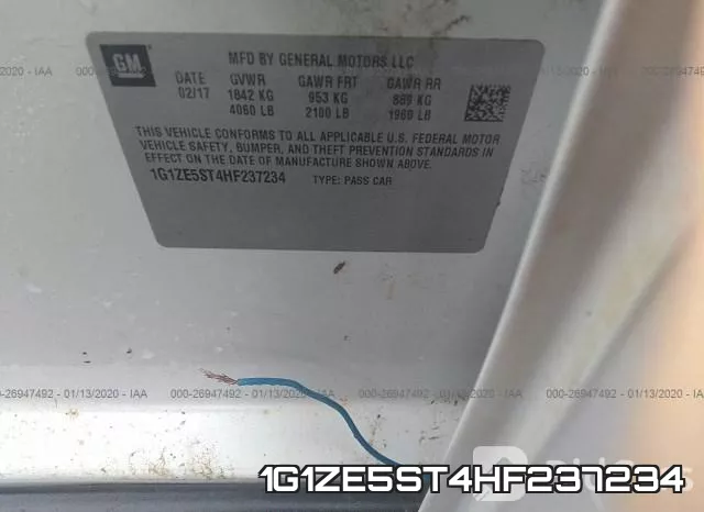 1G1ZE5ST4HF237234 фото 9