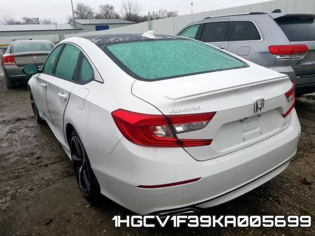 1HGCV1F39KA005699 фото 4