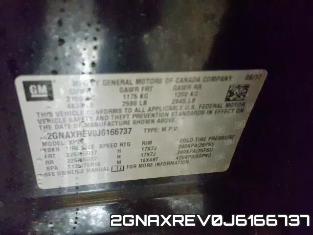 2GNAXREV0J6166737 фото 2