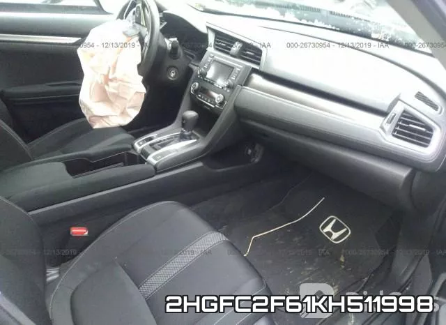 2HGFC2F61KH511998 фото 6
