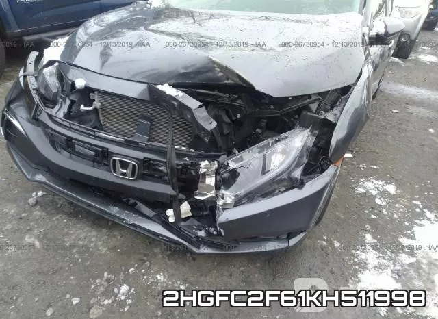 2HGFC2F61KH511998 фото 7