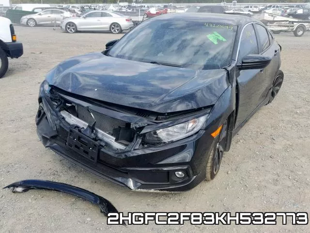 2HGFC2F83KH532773 фото 3