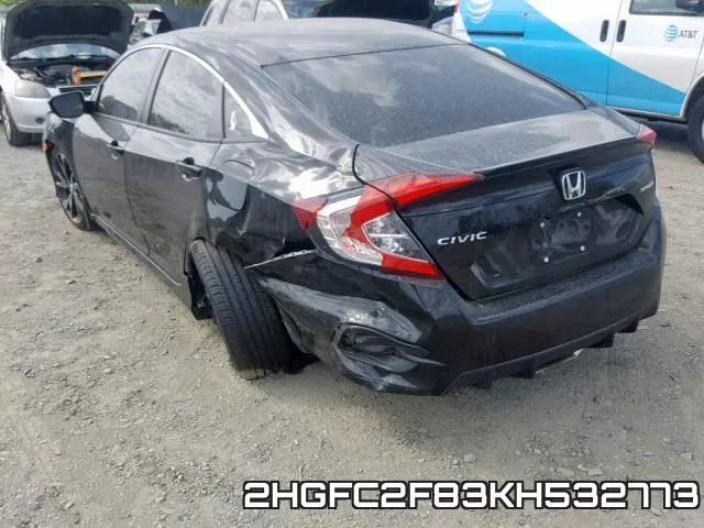 2HGFC2F83KH532773 фото 4