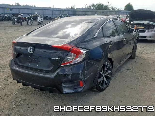 2HGFC2F83KH532773 фото 5