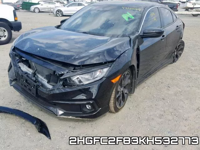 2HGFC2F83KH532773 фото 10