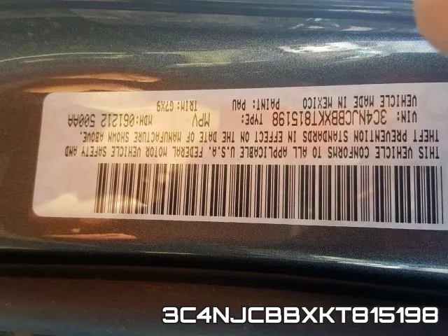 3C4NJCBBXKT815198 фото 2