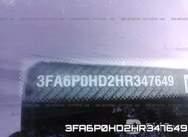 3FA6P0HD2HR347649 фото 10
