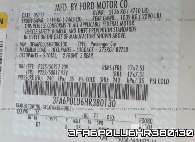 3FA6P0LU6HR380130 фото 8