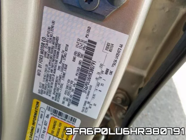 3FA6P0LU6HR380791 фото 2