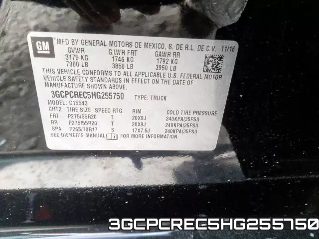 3GCPCREC5HG255750 фото 2