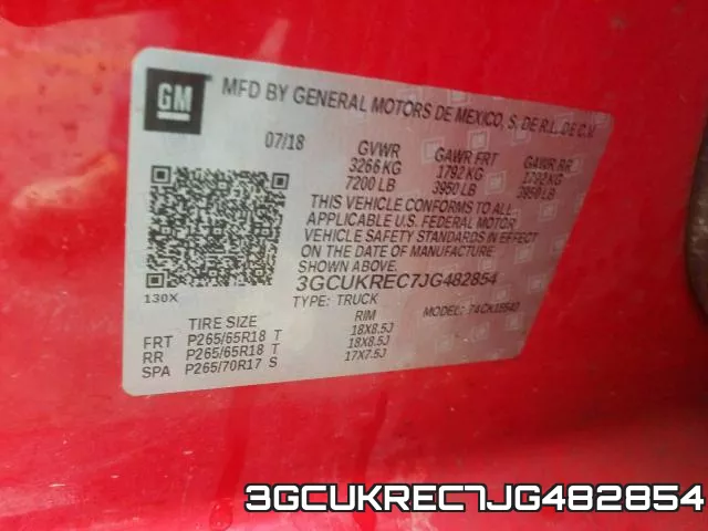 3GCUKREC7JG482854 фото 2