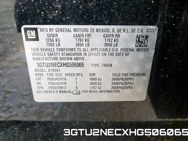 3GTU2NECXHG506065 фото 2