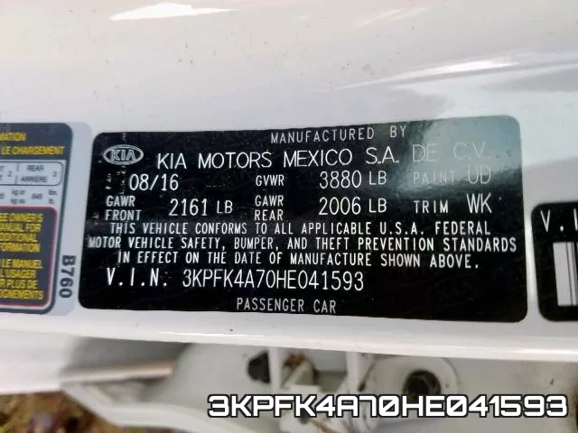 3KPFK4A70HE041593 фото 2