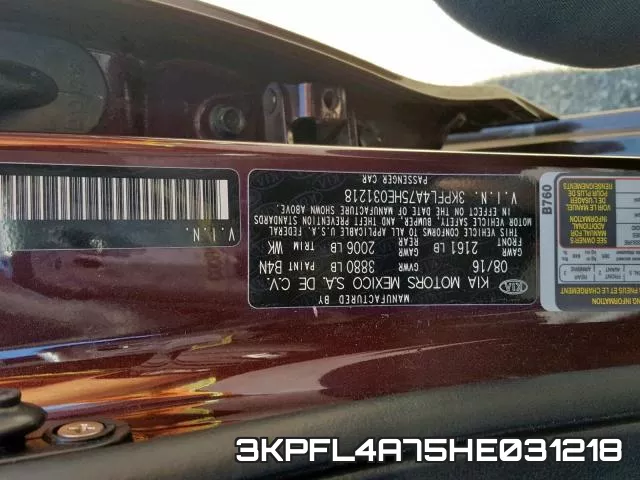 3KPFL4A75HE031218 фото 2